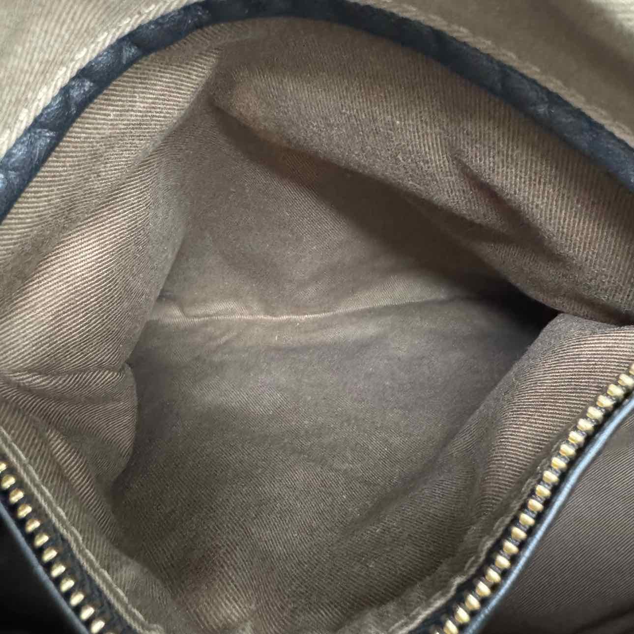 CHLOE Snakeskin Medium Marcie Satchel Black (Pre-Owned)