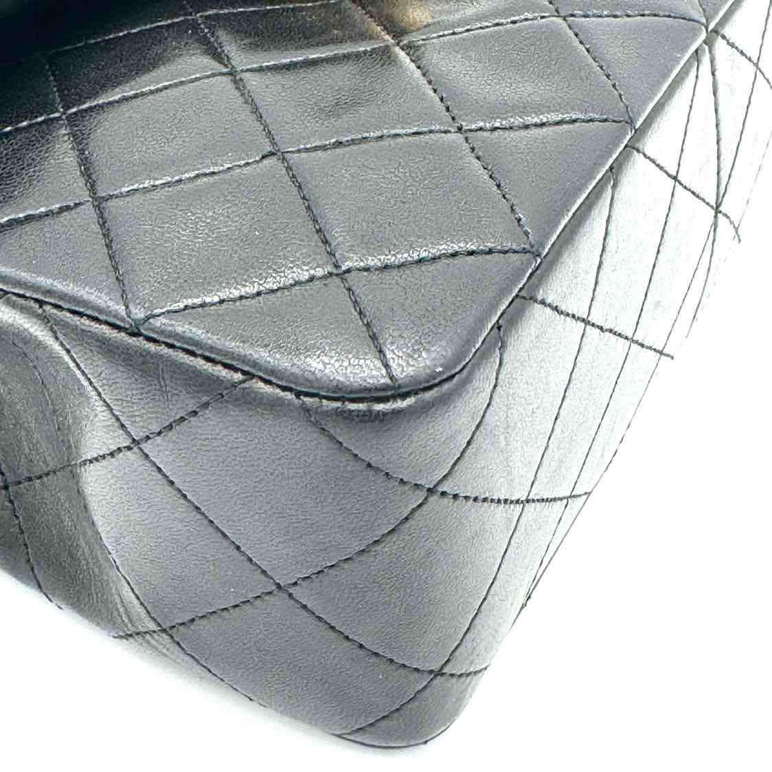 Chanel Lambskin Small Single Flap Black (Pre-Owned)