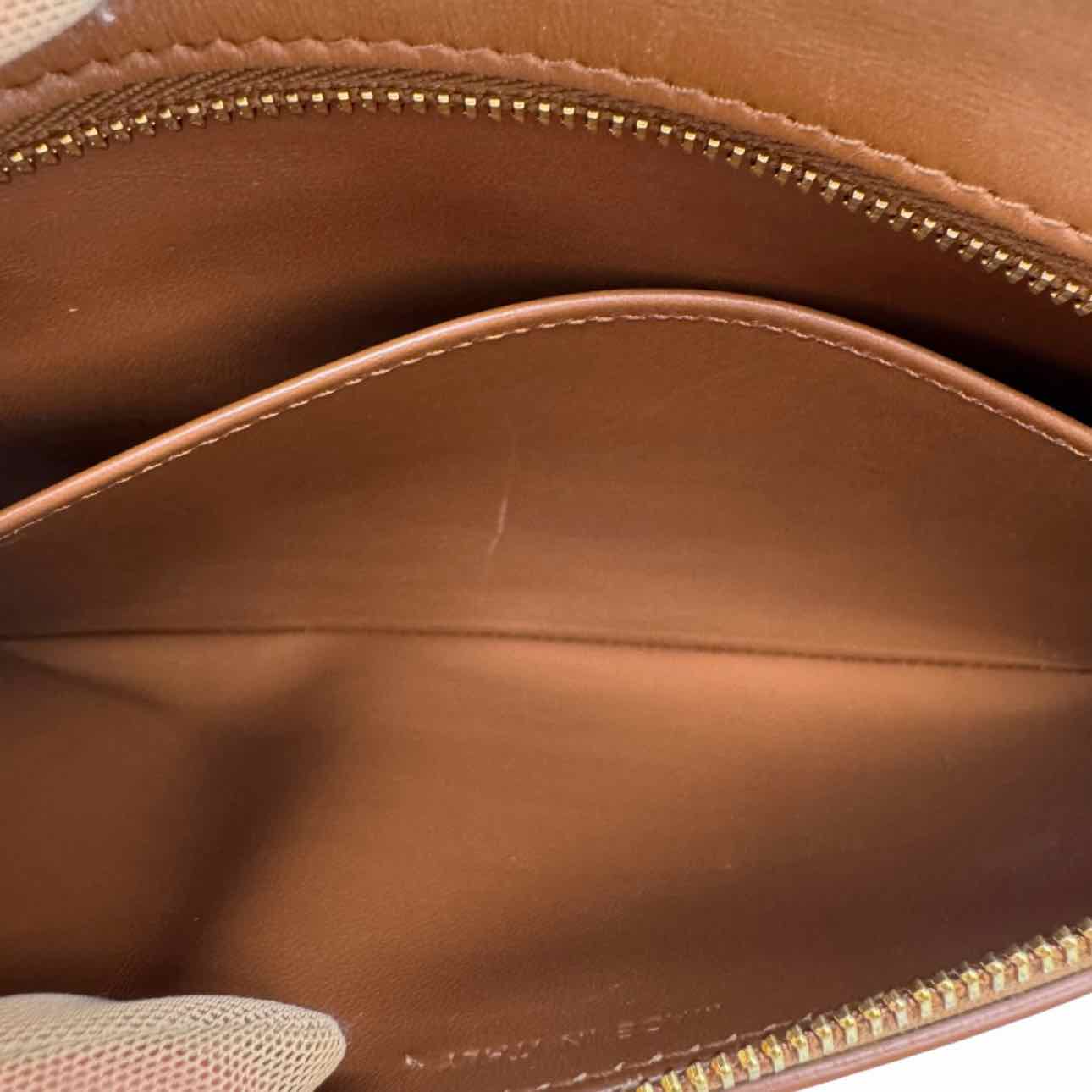 DIOR Calfskin Medium CD DiorDouble Crossbody Clutch