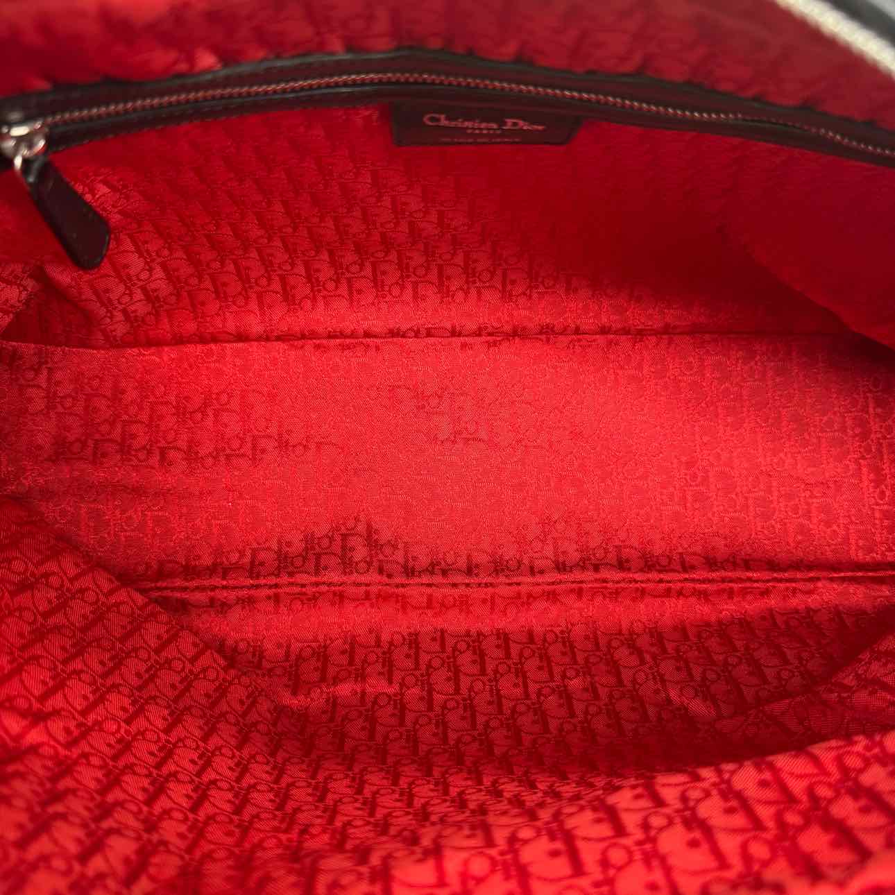 DIOR Cannage Lambskin Extra Large Lady Dior Tote Black