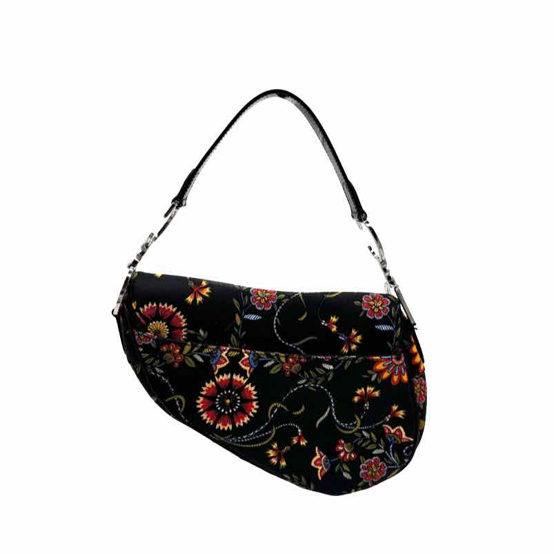 DIOR Floral Saddle Bag (Pre-Owned)