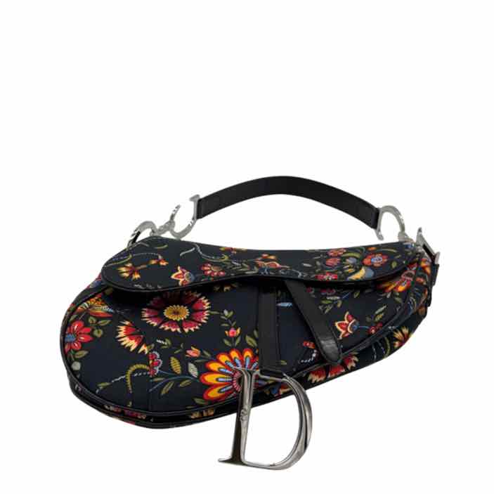 DIOR Floral Saddle Bag (Pre-Owned)