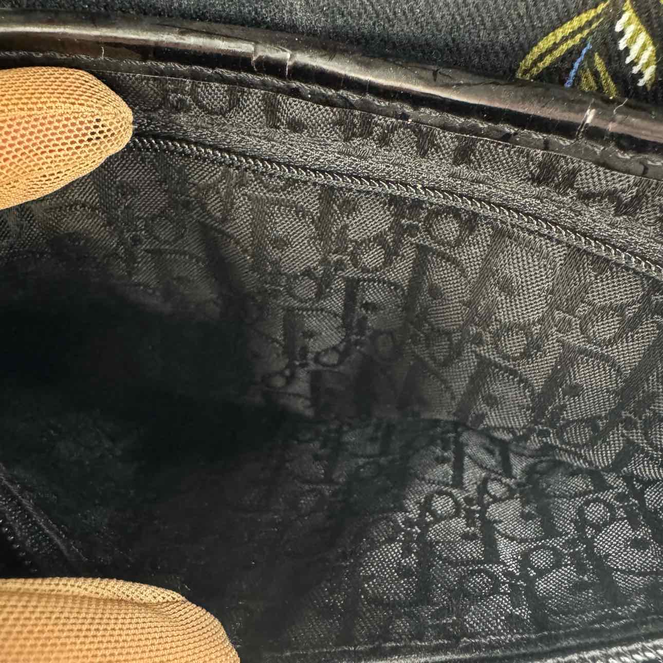 DIOR Floral Saddle Bag (Pre-Owned)