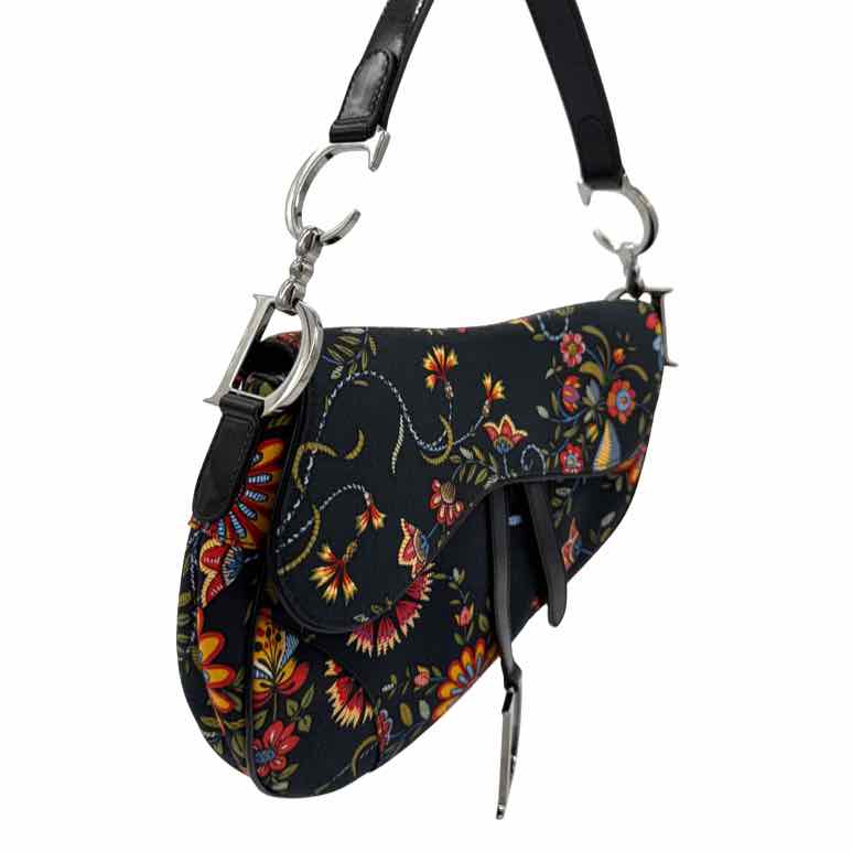 DIOR Floral Saddle Bag (Pre-Owned)