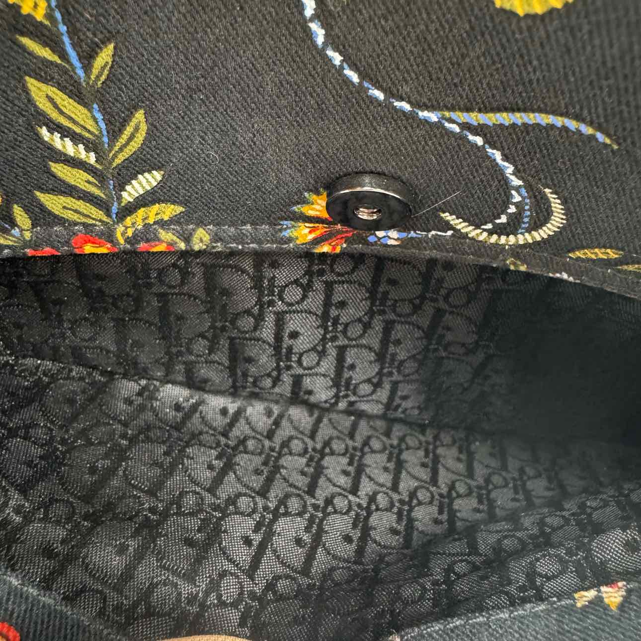 DIOR Floral Saddle Bag (Pre-Owned)