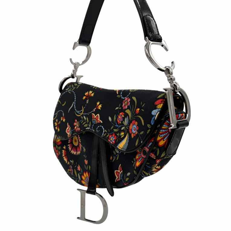 DIOR Floral Saddle Bag (Pre-Owned)
