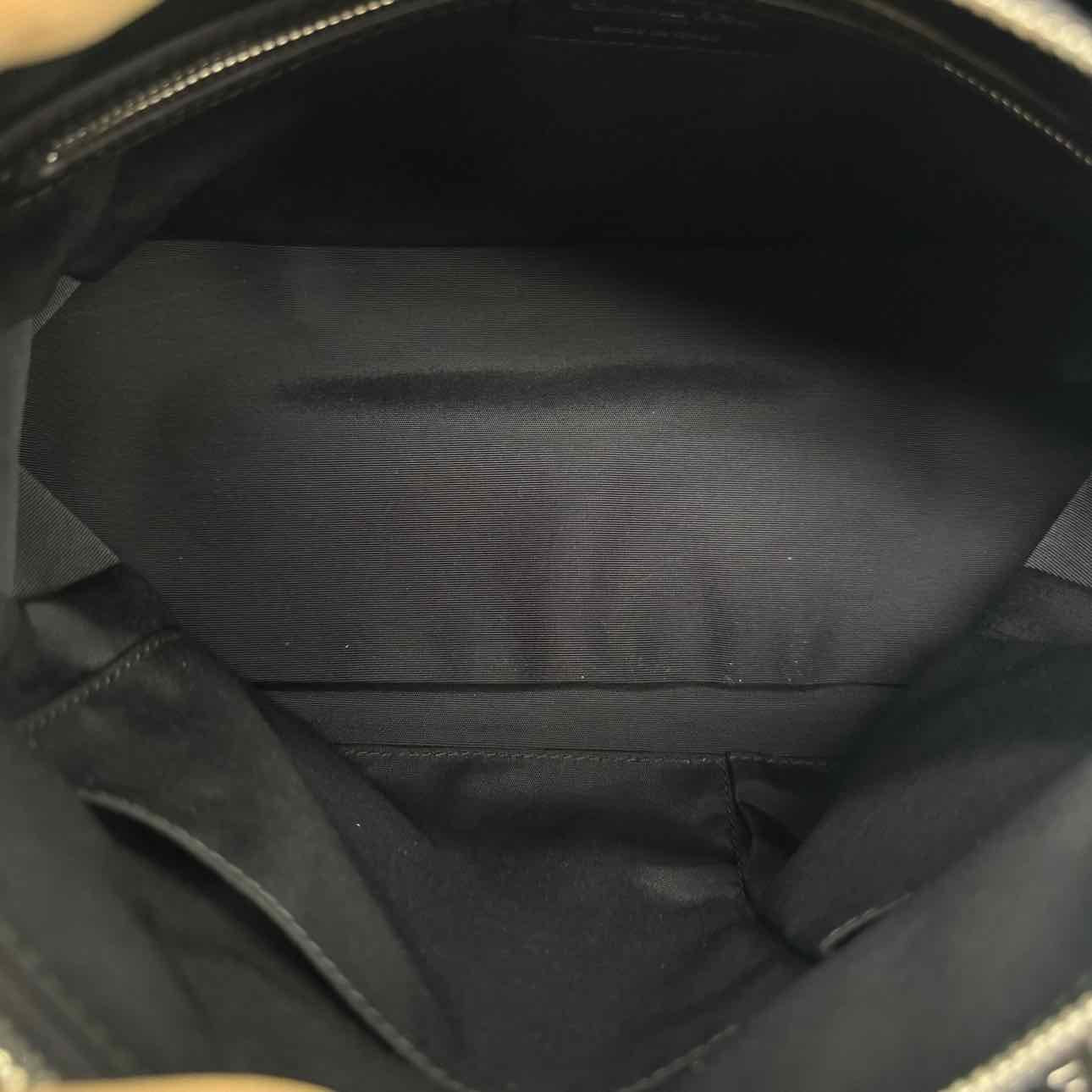 DIOR Quilted Lambskin Granville Polochon Shoulder Bag Black