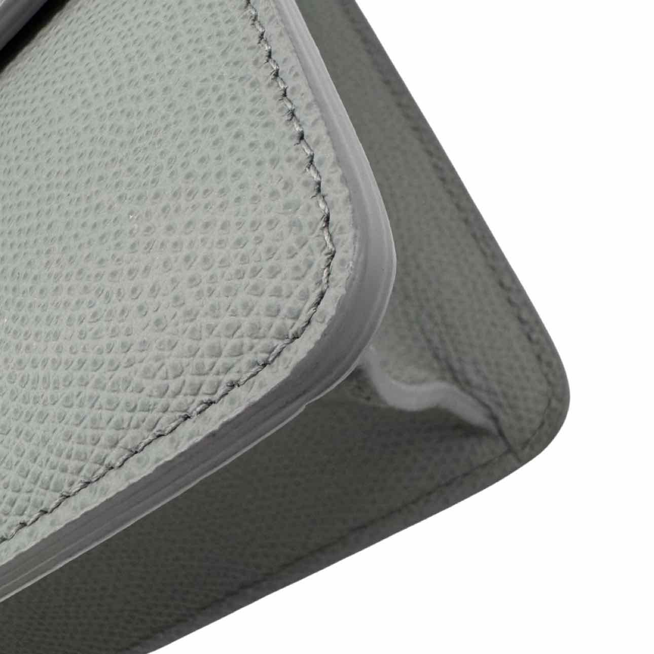 DIOR Ultra-Matte Grained Calfskin30  Montagne Flap Bag Stone Gray