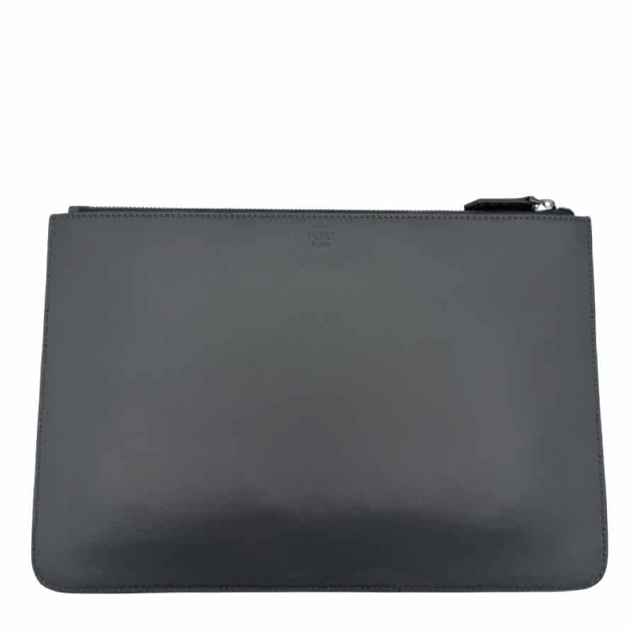 FENDI Monster Eyes Clutch Gray