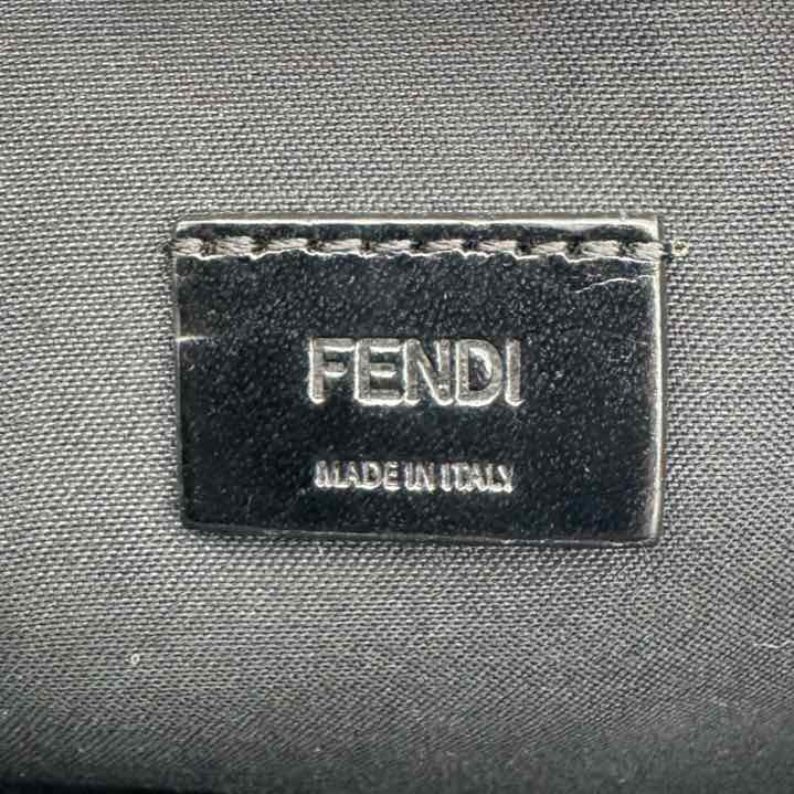 FENDI Monster Eyes Clutch Gray