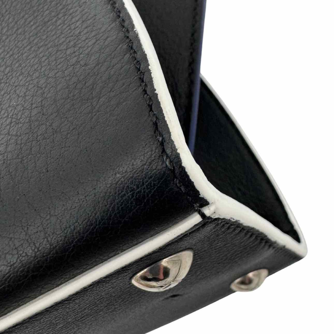 FENDI Vitello Dolce 3Jours Mini Tote Bag Black