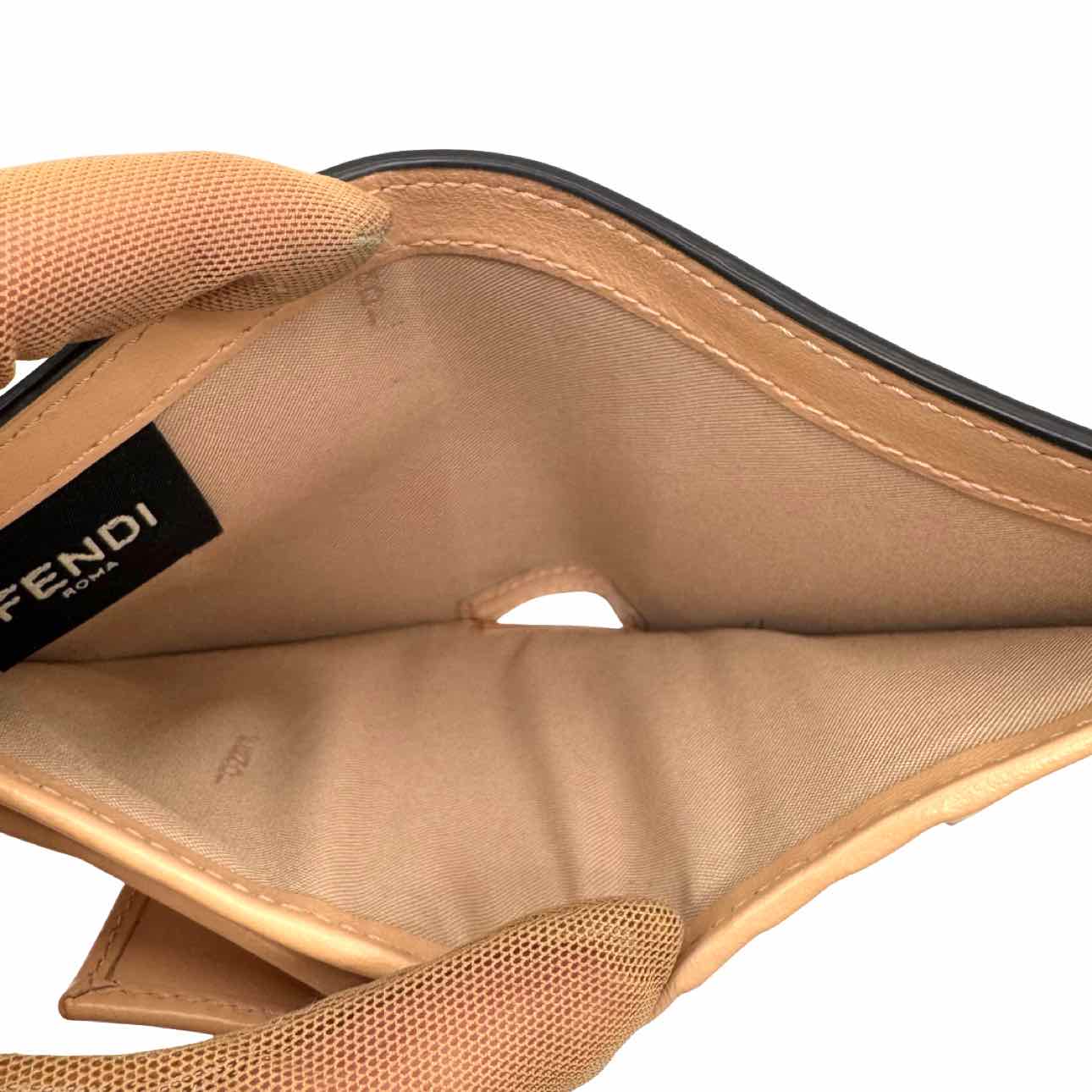 FENDI Vitello F is Fendi Bifold Wallet Pink