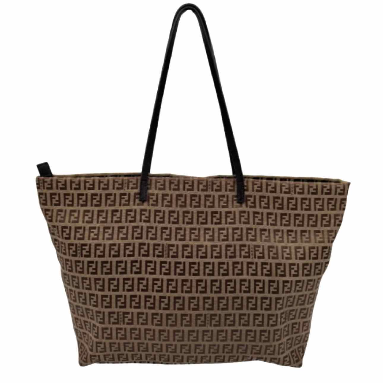 FENDI Zucca Canvas Tote Bag