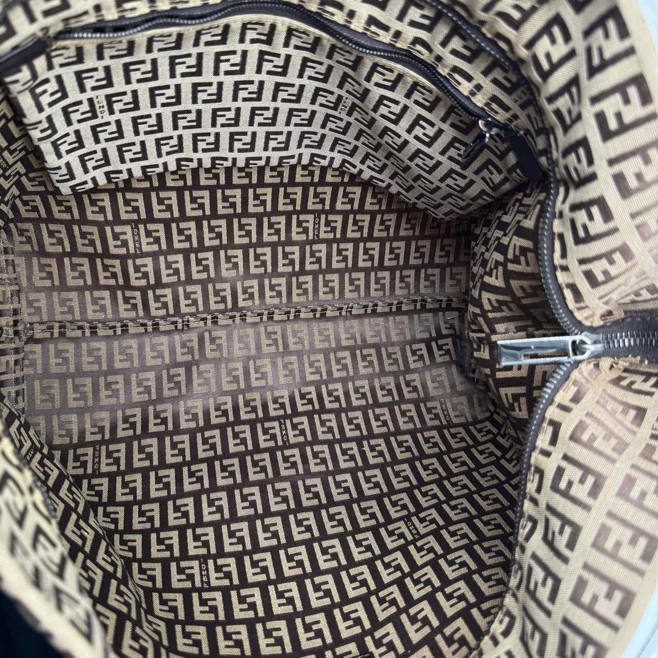 FENDI Zucca Canvas Tote Bag