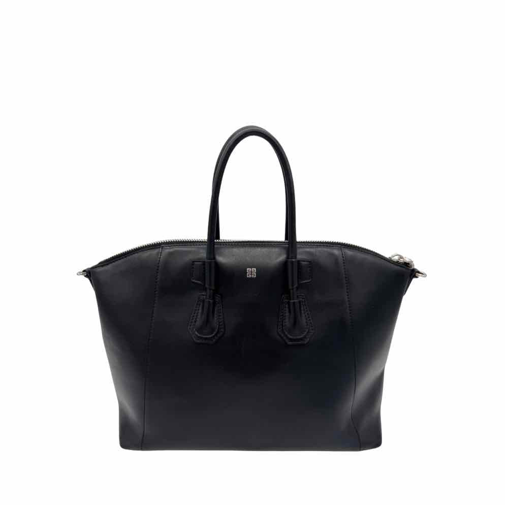 GIVENCHY Box Calf Small Antigona Handbag Black (Pre-Owned)