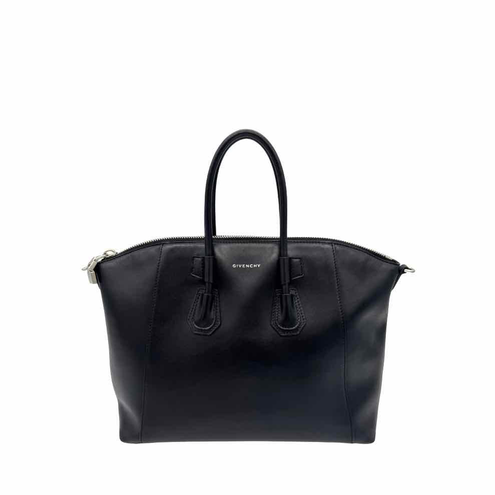GIVENCHY Box Calf Small Antigona Handbag Black (Pre-Owned)