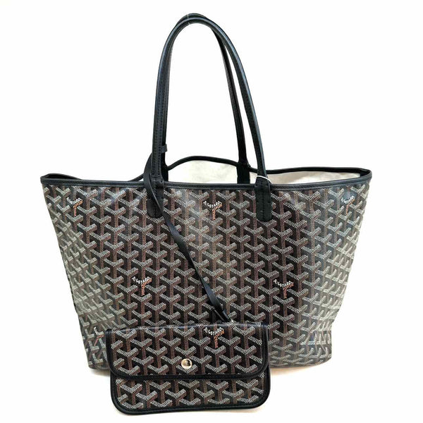 GOYARD Goyardine Saint Louis PM Tote Black Kent Hudson