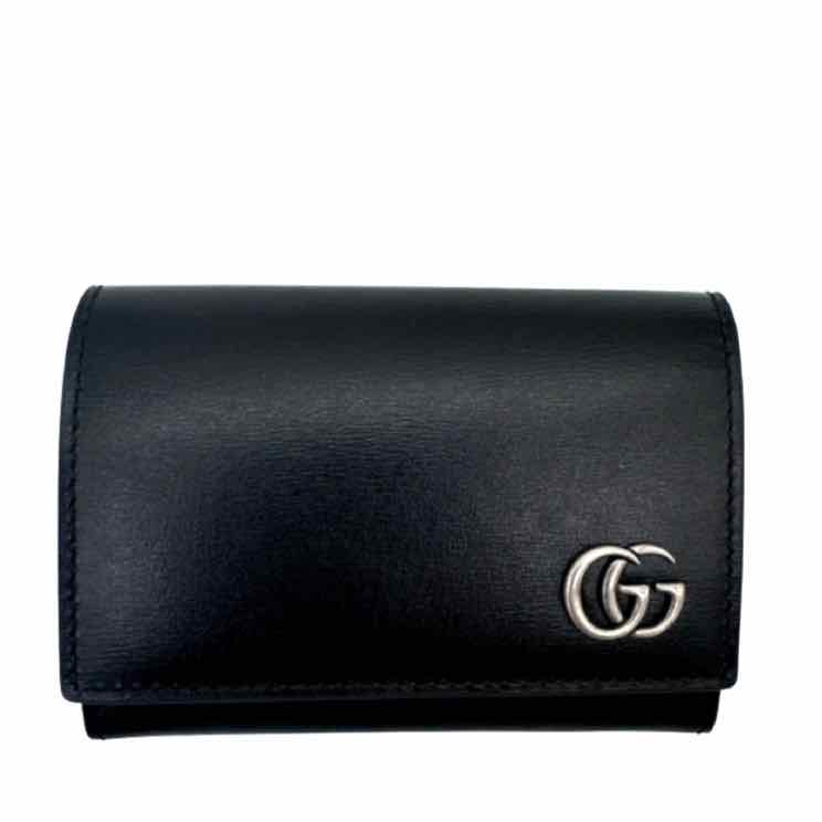 GUCCI Business Card Holder Black (Pre-Owned)