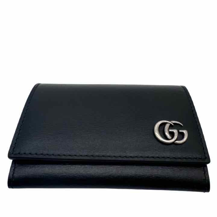 GUCCI Business Card Holder Black (Pre-Owned)