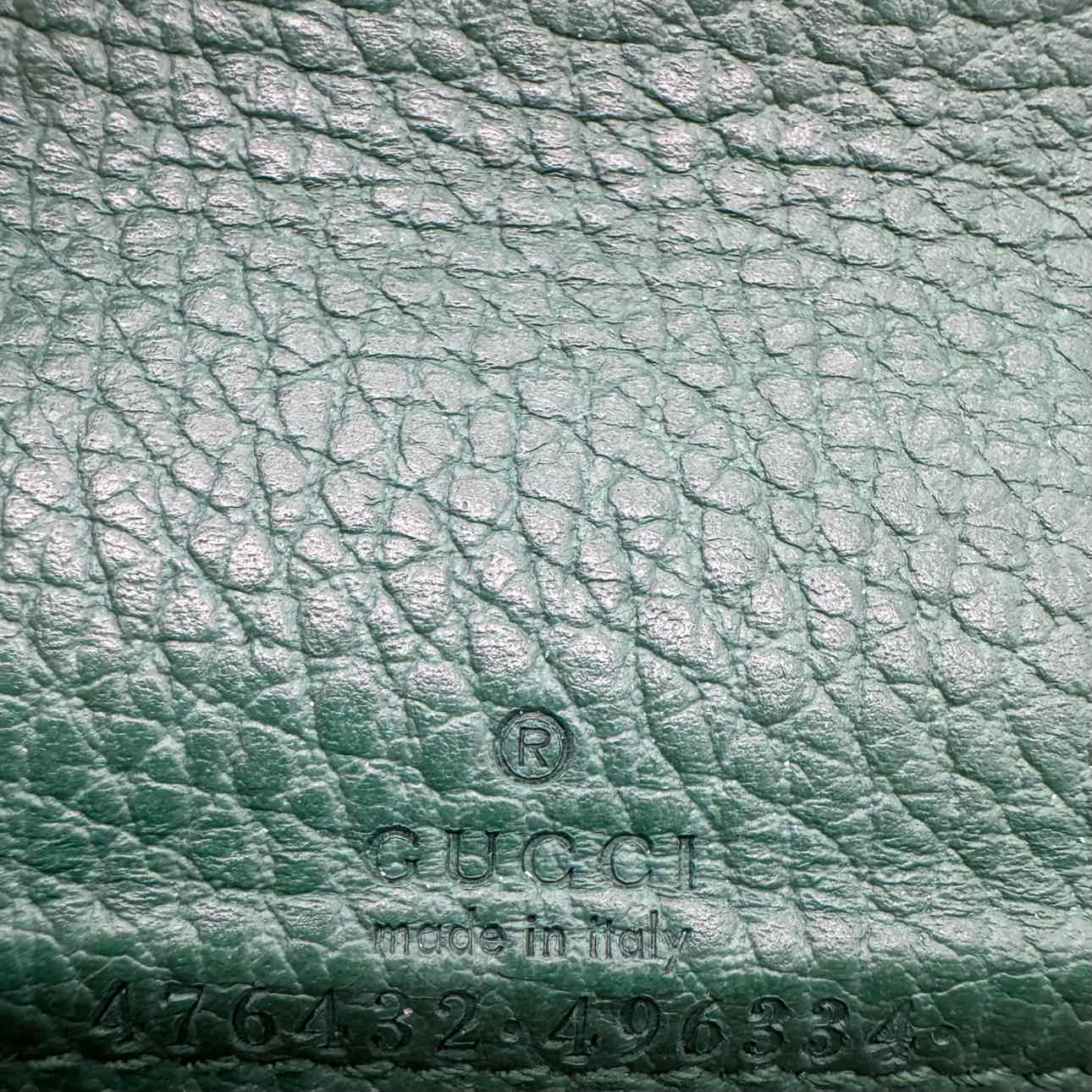 GUCCI Calfskin Mini Dionysus Chain Crossbody Green Crossbody
