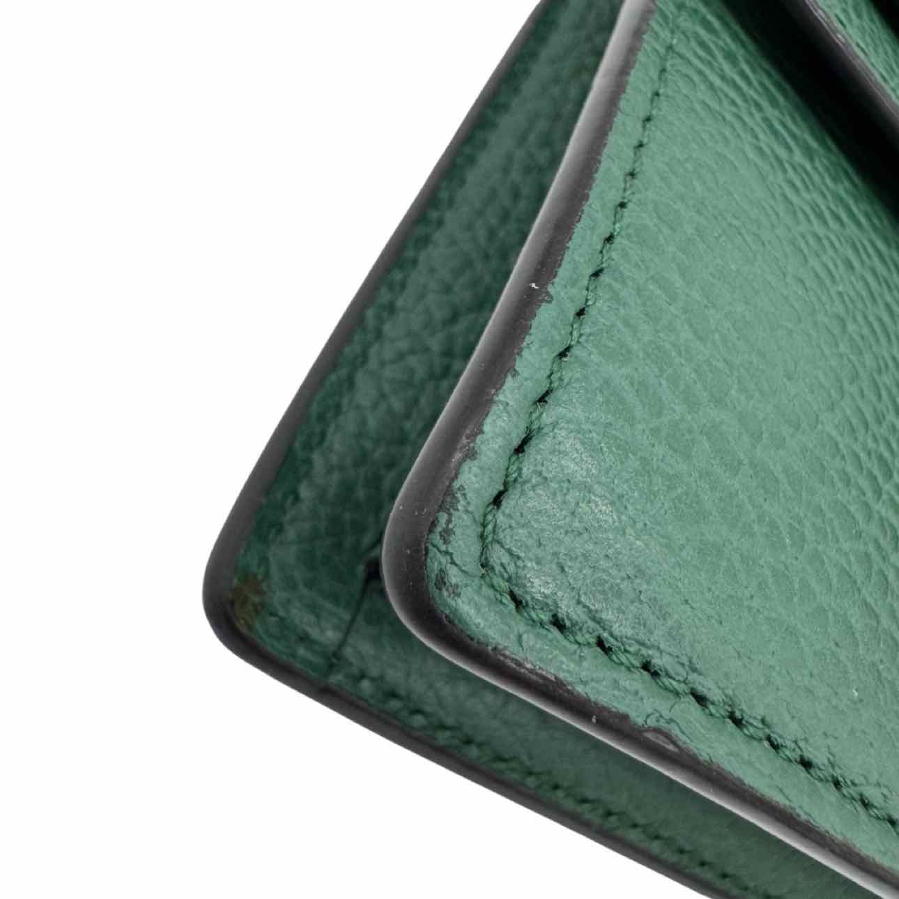 GUCCI Calfskin Mini Dionysus Chain Crossbody Green Crossbody