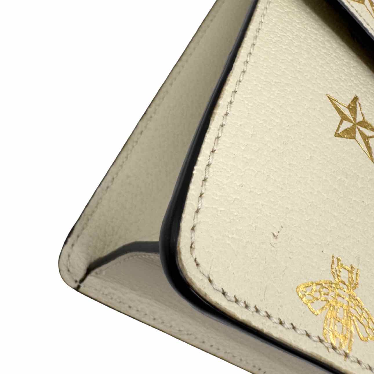 GUCCI Calfskin Sylvie Bee Star Shoulder Bag Small