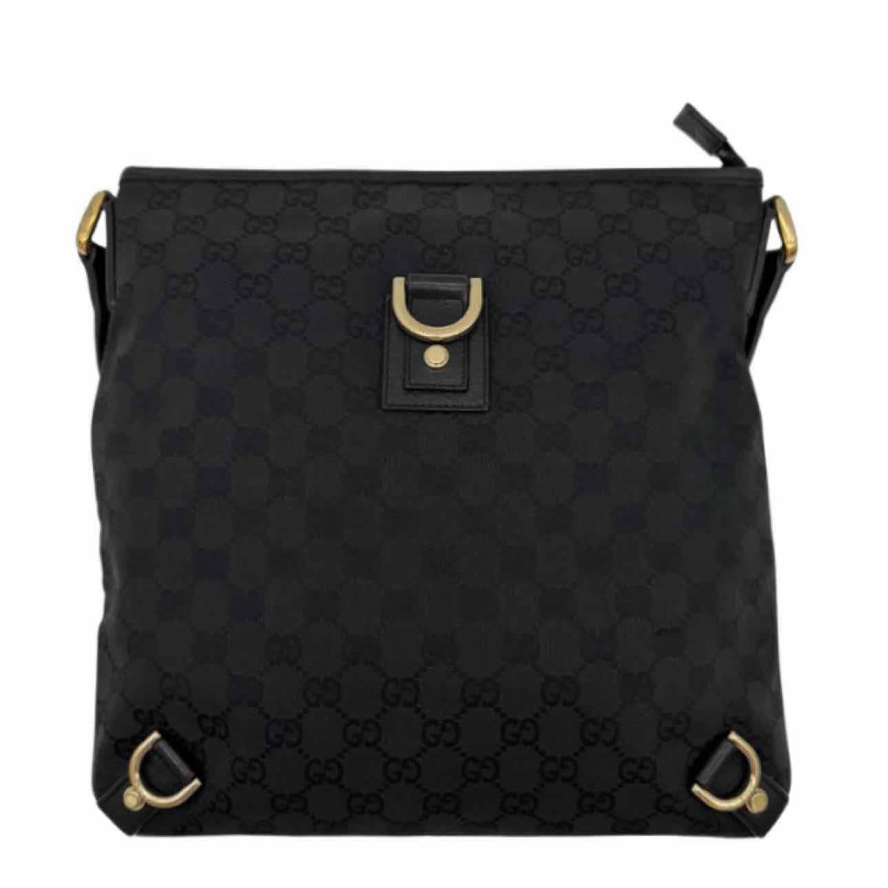 GUCCI Canvas Abbey Crossbody Black