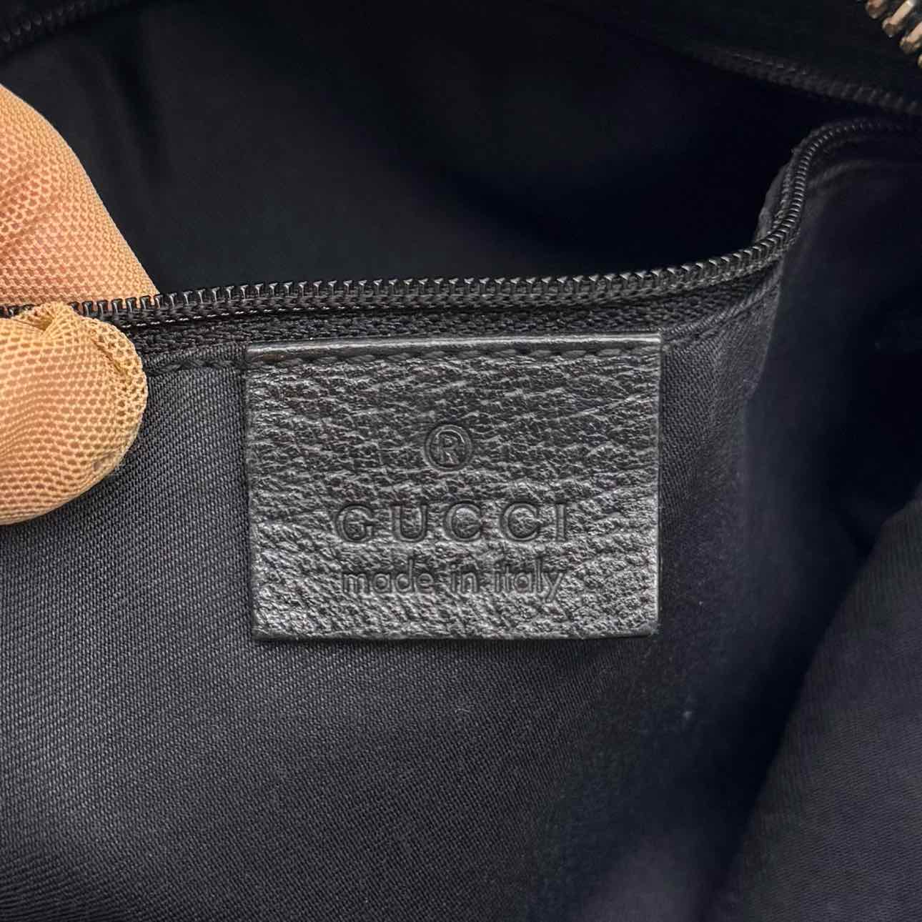GUCCI Canvas Abbey Crossbody Black