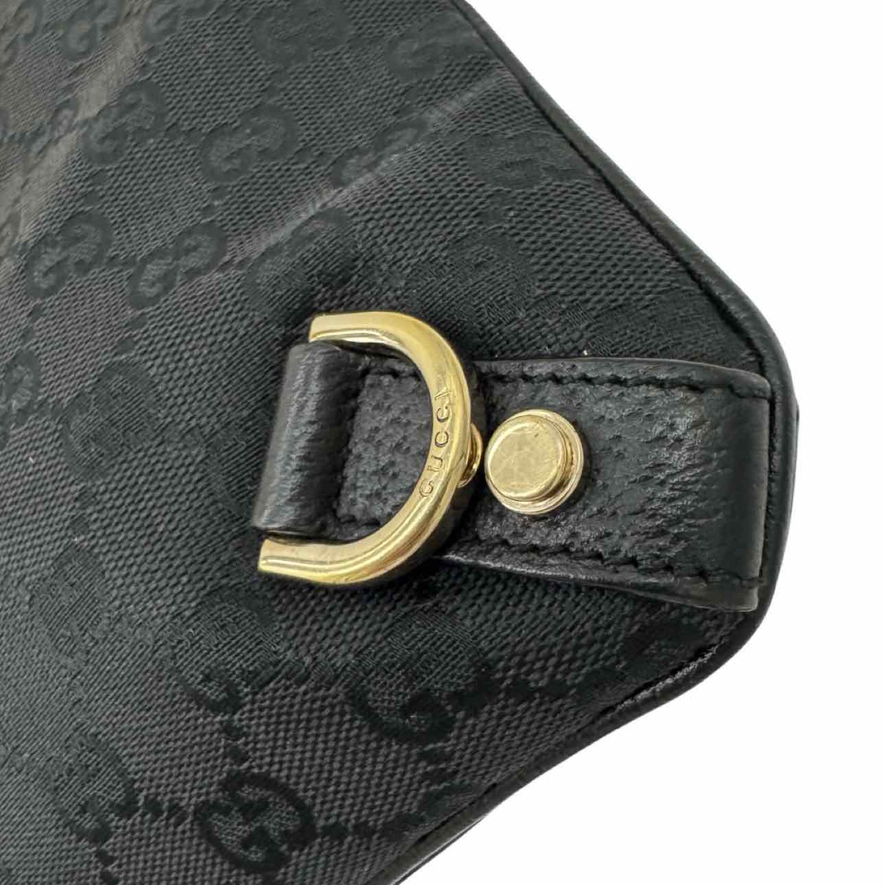GUCCI Canvas Abbey Crossbody Black