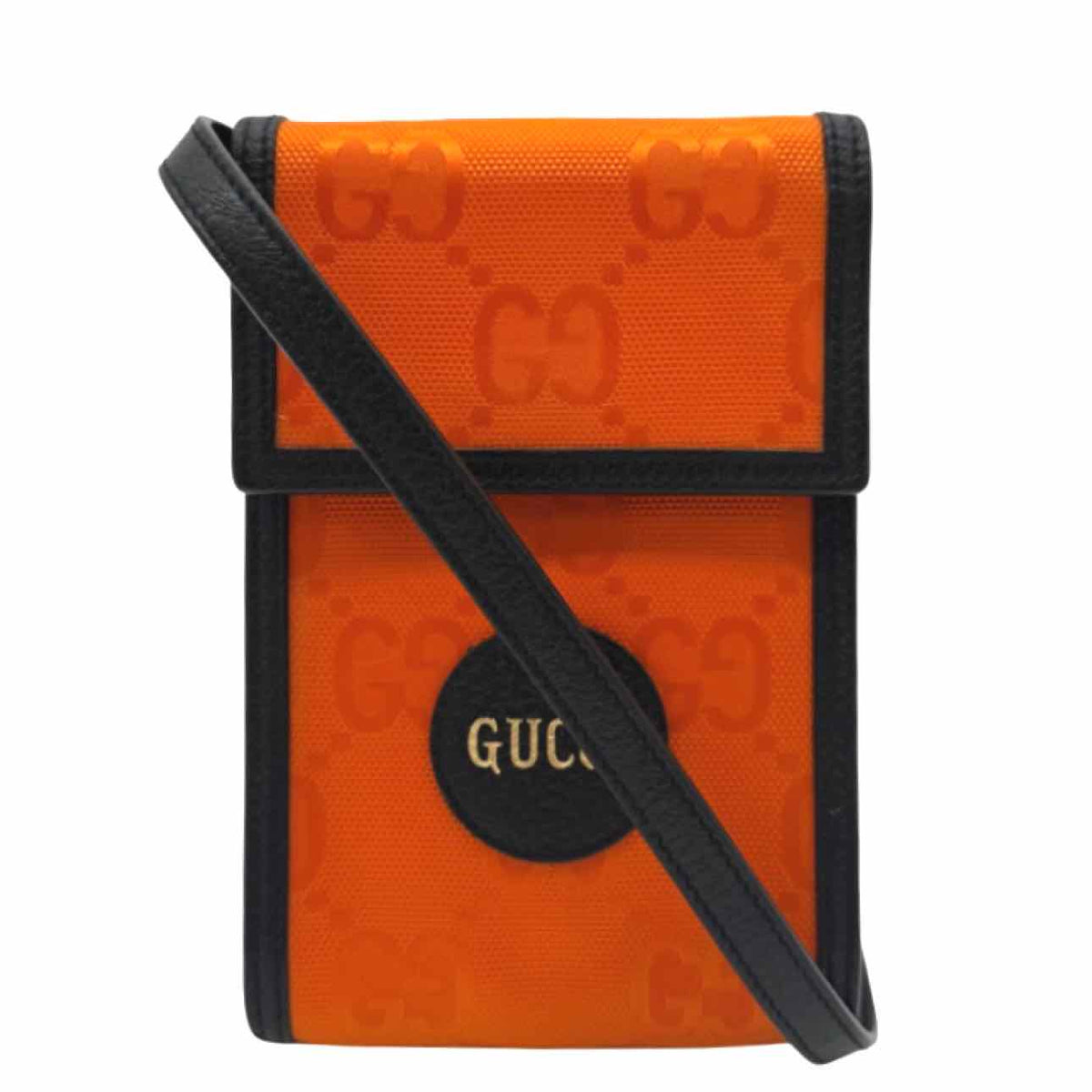GUCCI Canvas Off The Grid  Mini Crossbody Orange