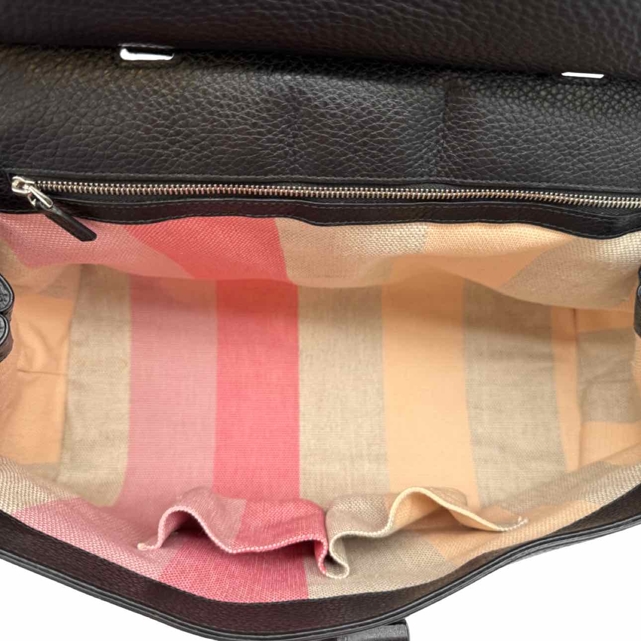 GUCCI Cellarius Calfskin Large Bamboo Daily Top Handle Bag Black