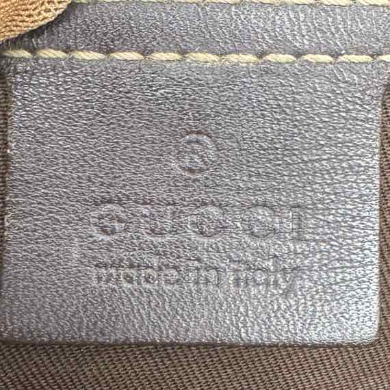 GUCCI GG Coated Canvas Front Zip Messenger Bag