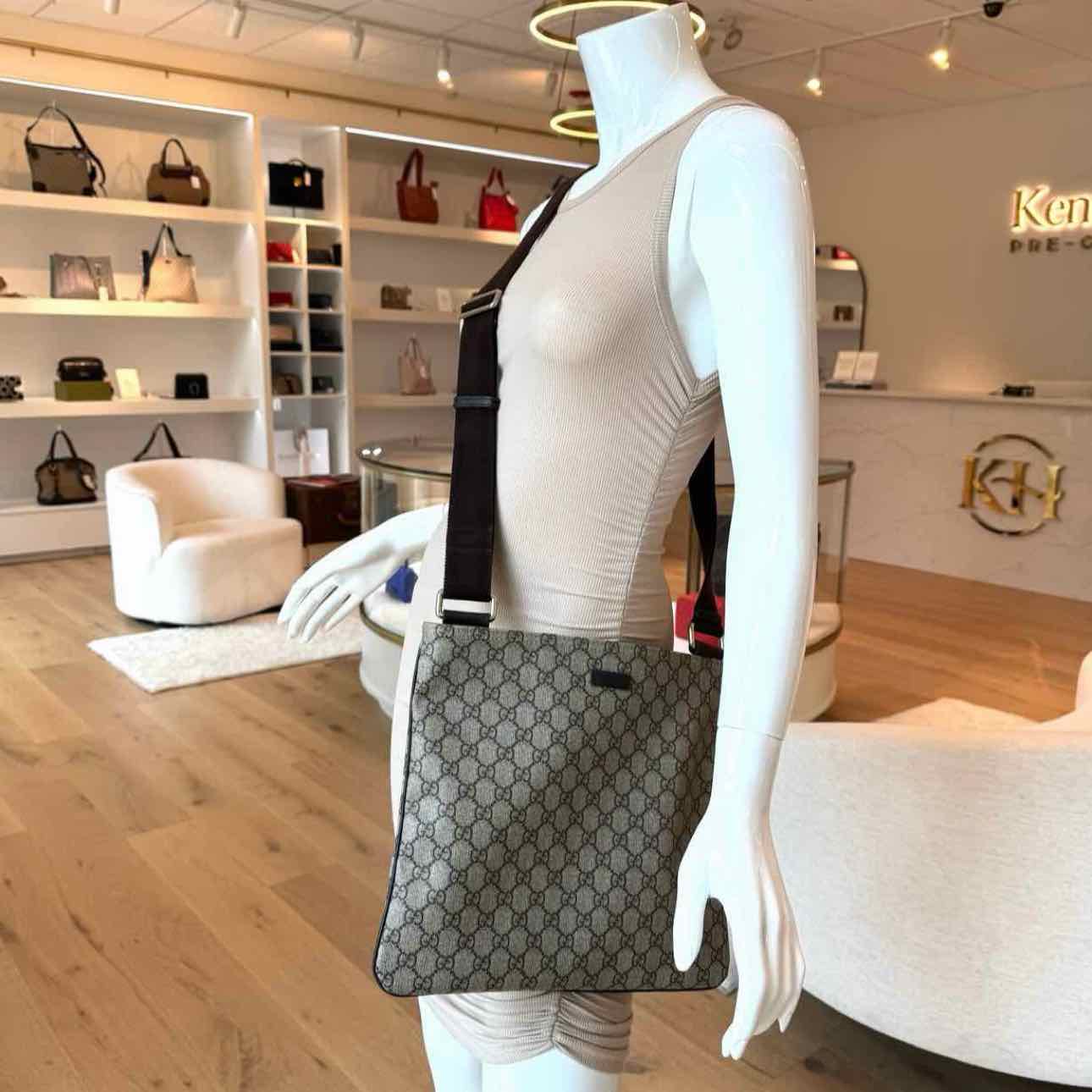 GUCCI GG Coated Canvas Messenger Bag