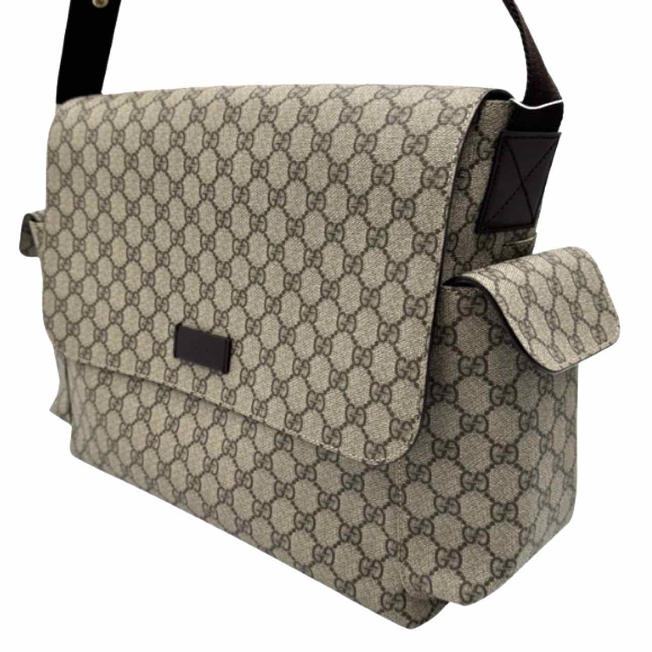 GUCCI GG Supreme Large Diaper Bag