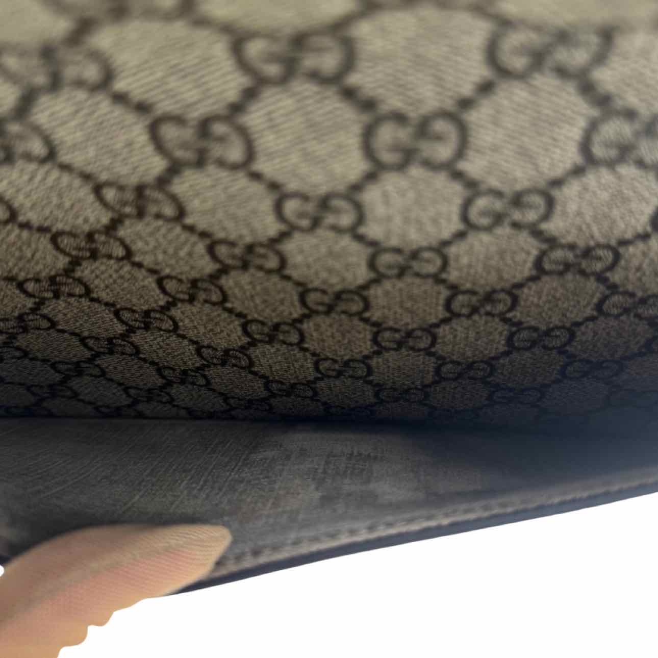 GUCCI GG Supreme Medium Dionysus Shoulder Bag Beige