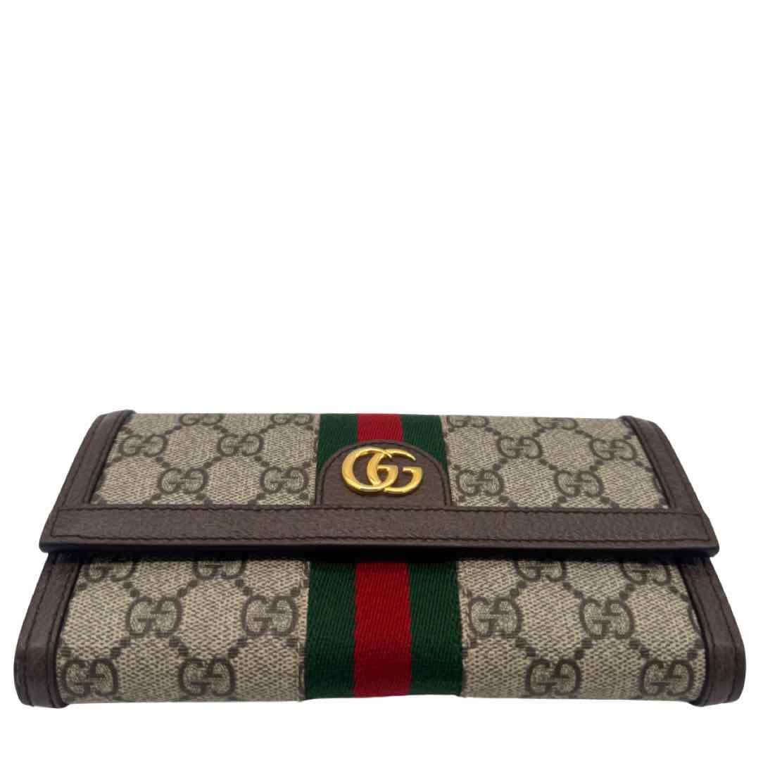 GUCCI GG Supreme Ophidia Continental Wallet