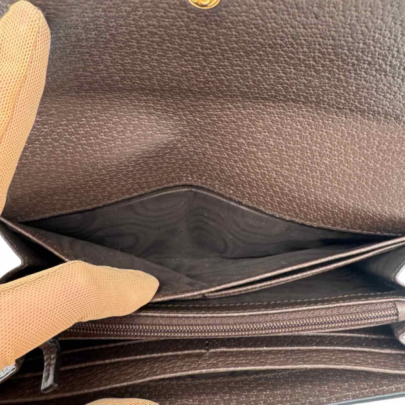 GUCCI GG Supreme Ophidia Continental Wallet