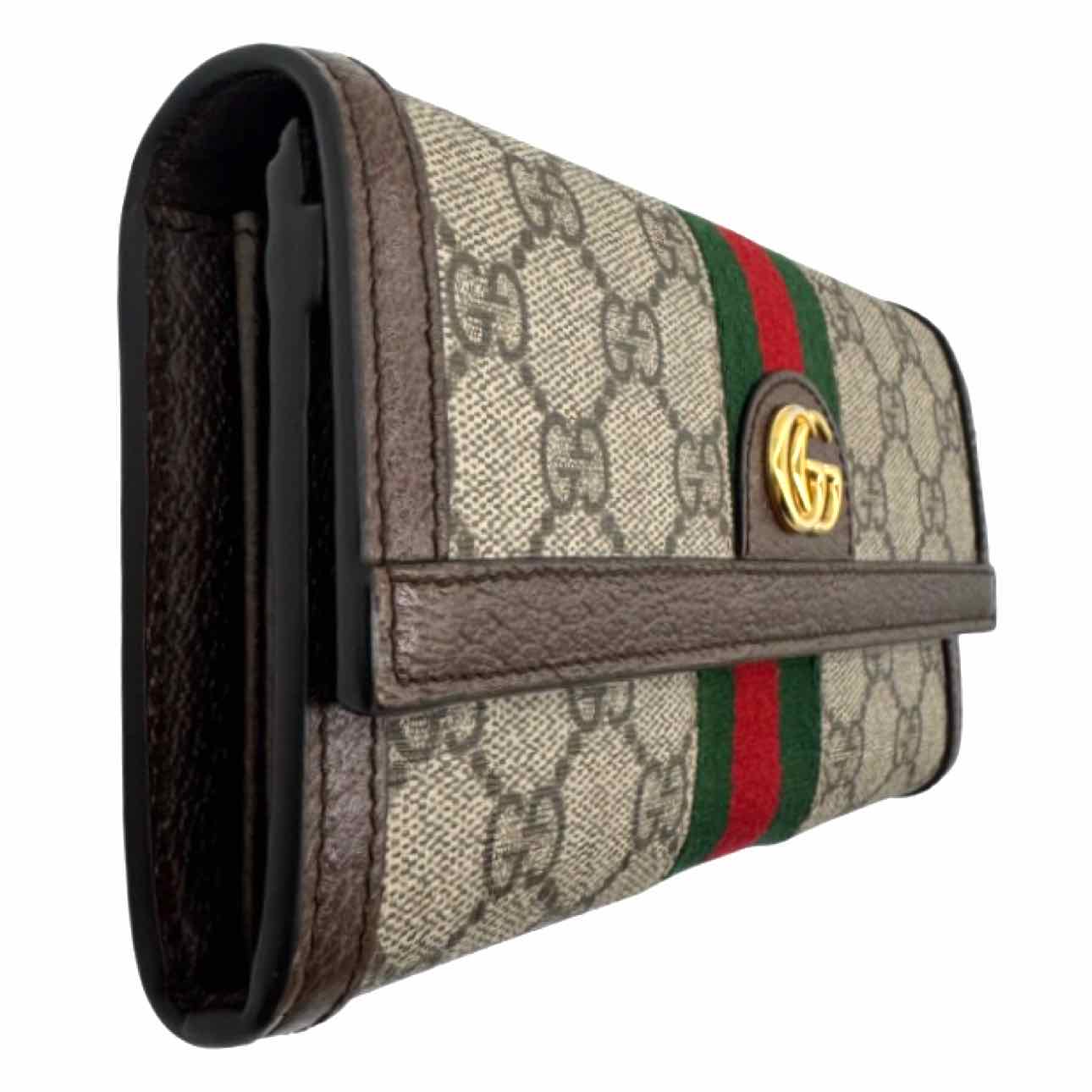 GUCCI GG Supreme Ophidia Continental Wallet