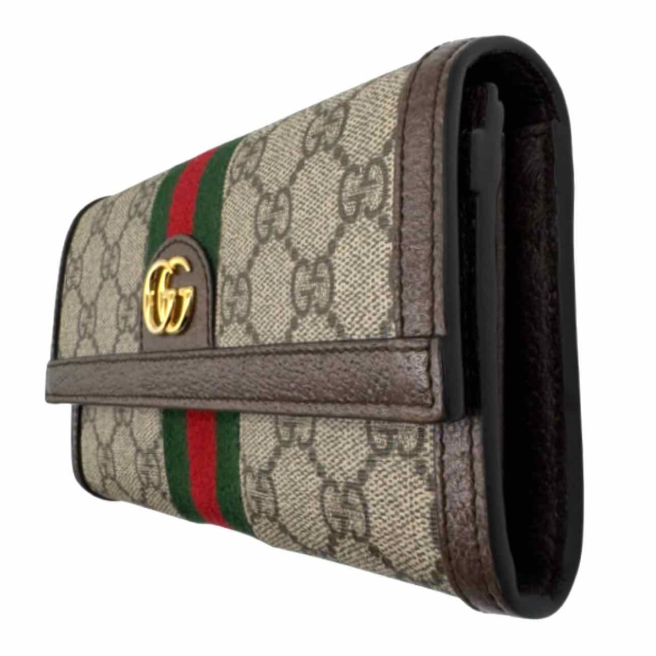 GUCCI GG Supreme Ophidia Continental Wallet