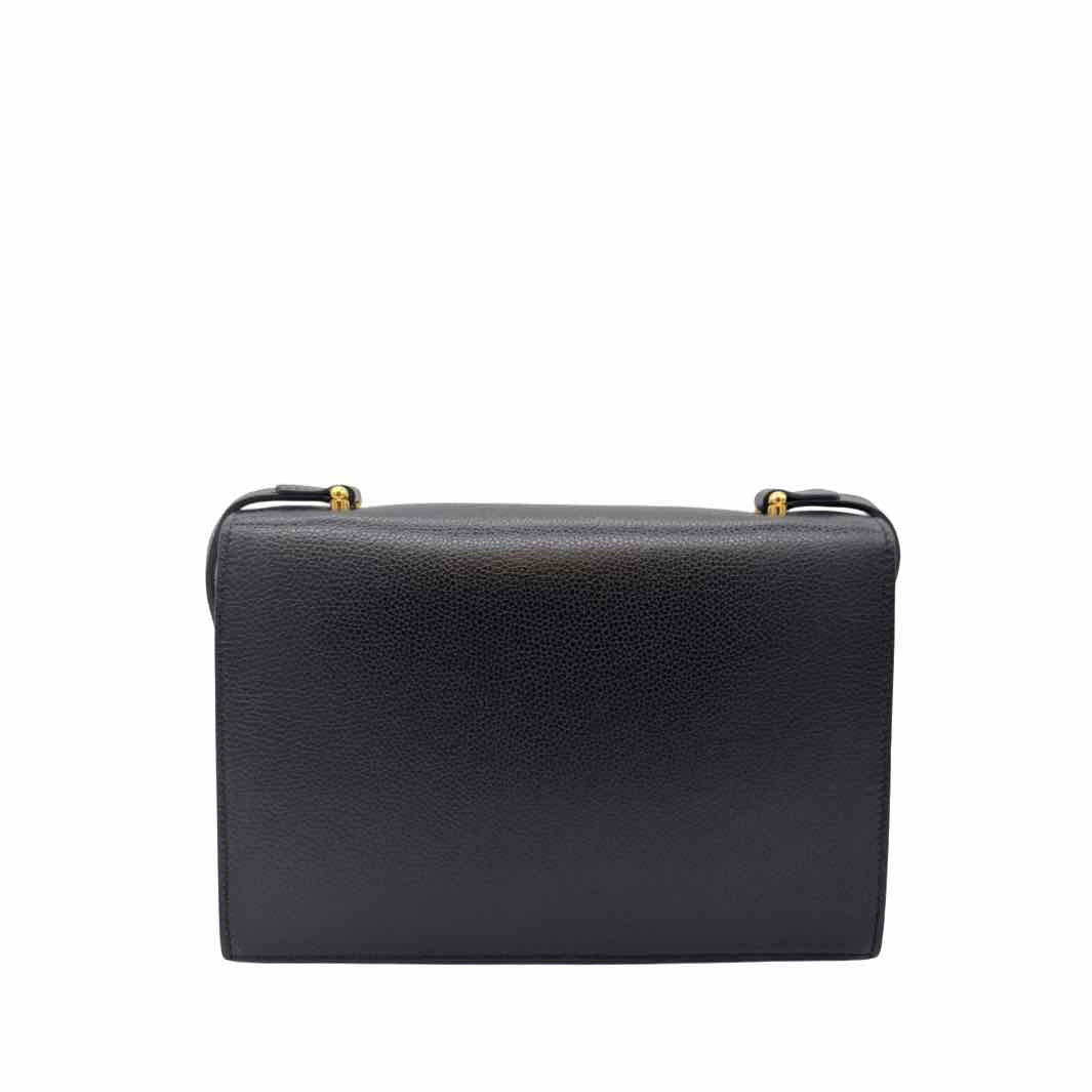GUCCI Grain Calfskin Small Zumi Shoulder Bag Black  (Pre-Owned)