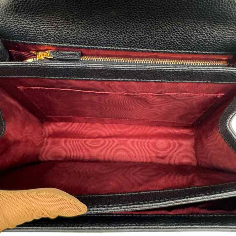 GUCCI Grain Calfskin Small Zumi Shoulder Bag Black  (Pre-Owned)