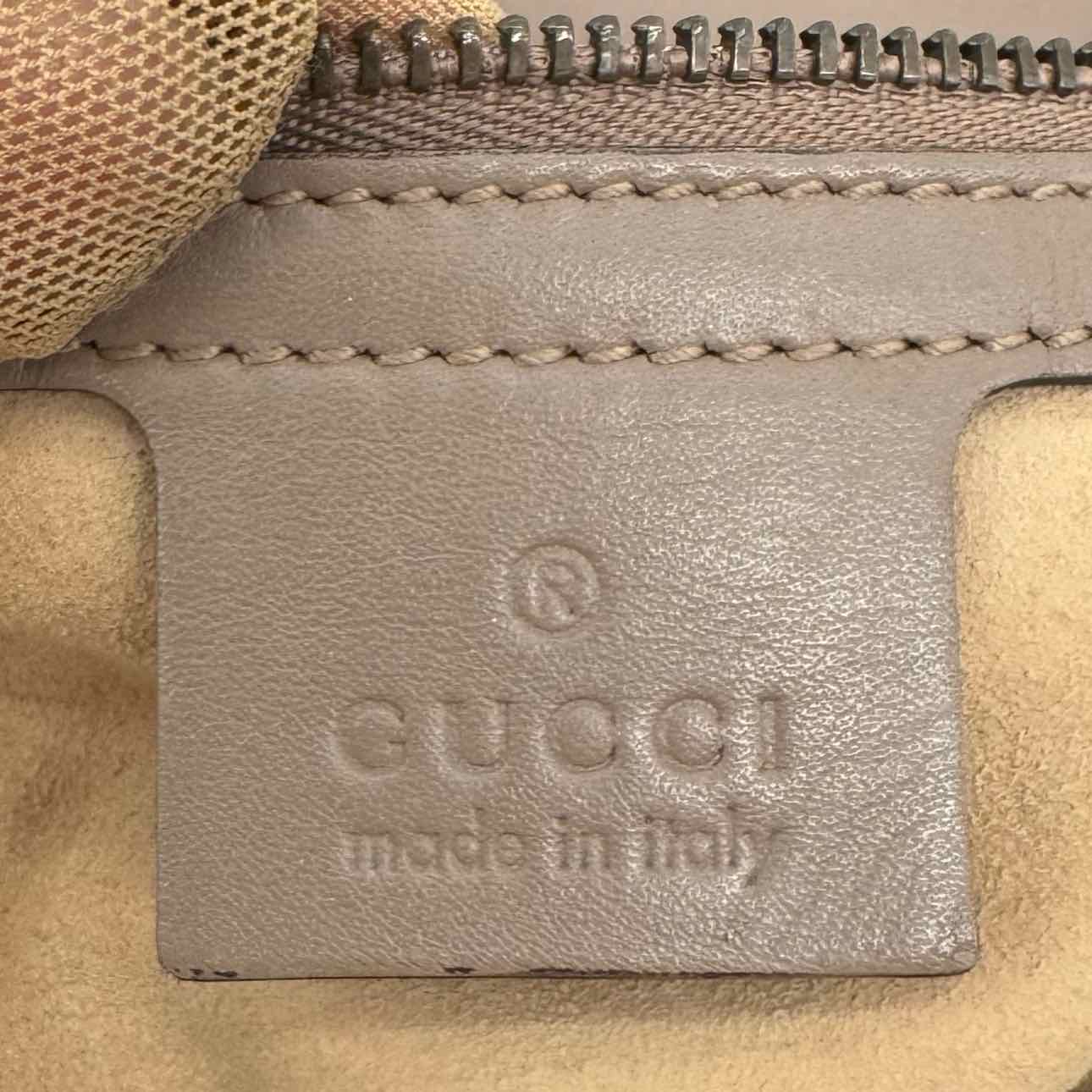 GUCCI Matelasse Medium GG Marmont Shoulder Bag Porcelain Rose