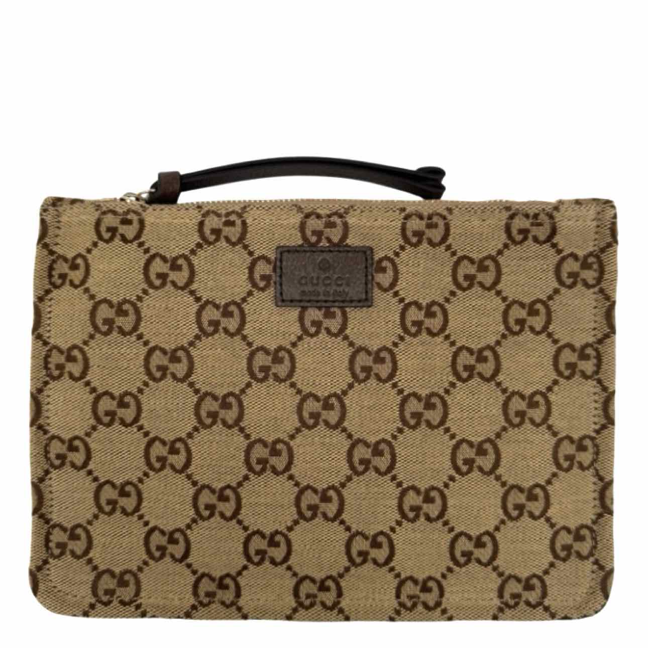 GUCCI Monogram Canvas Large Giglio Tote Bag