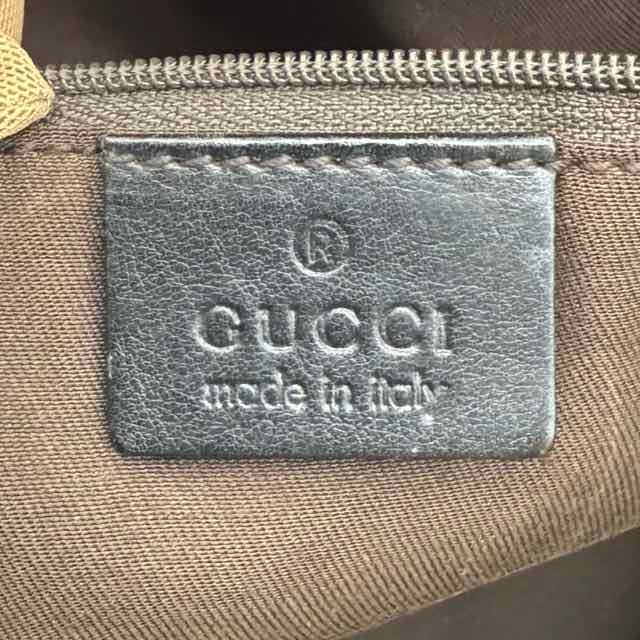 GUCCI Monogram Medium Sukey Tote Bag Brown