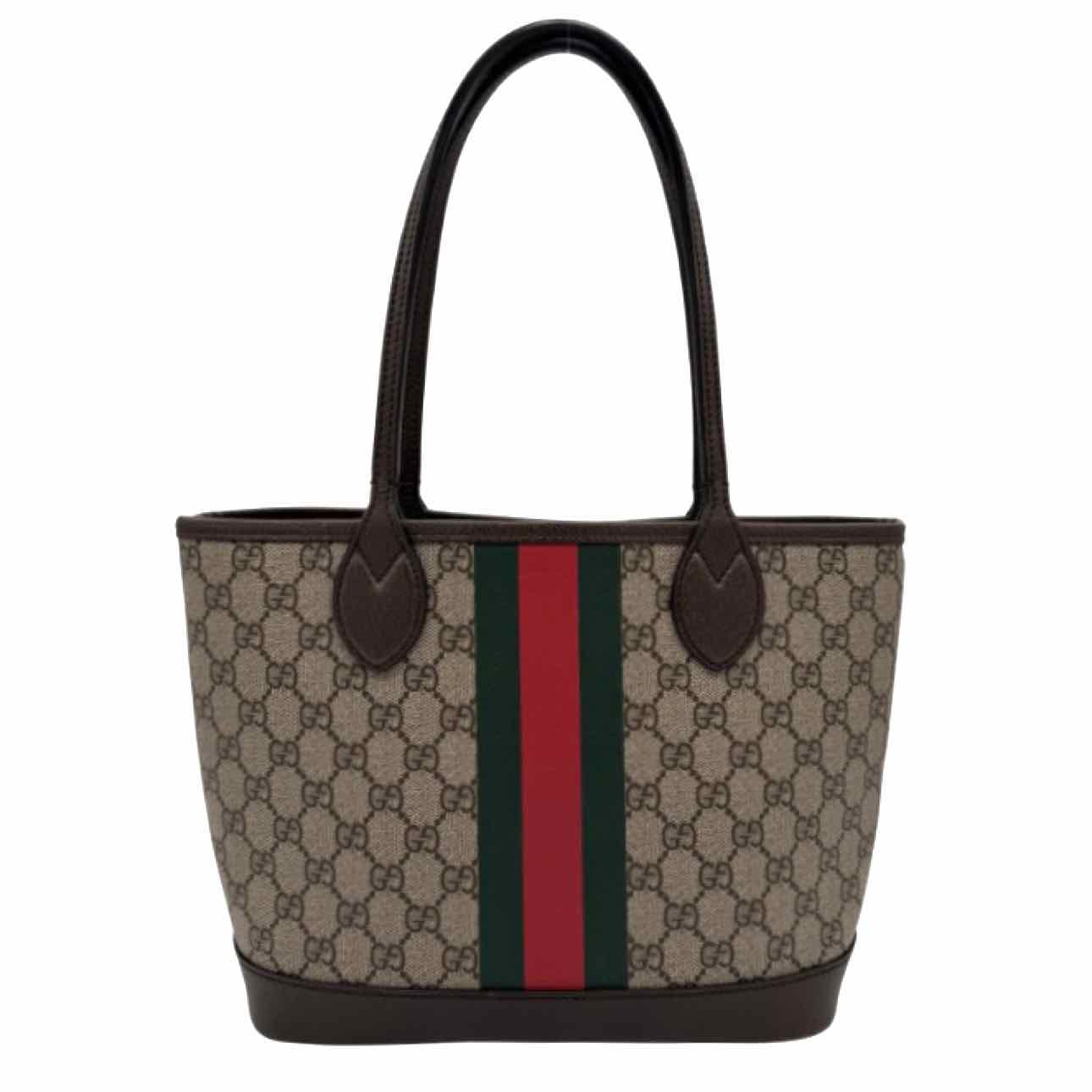 GUCCI Monogram Ophidia Small Tote Bag
