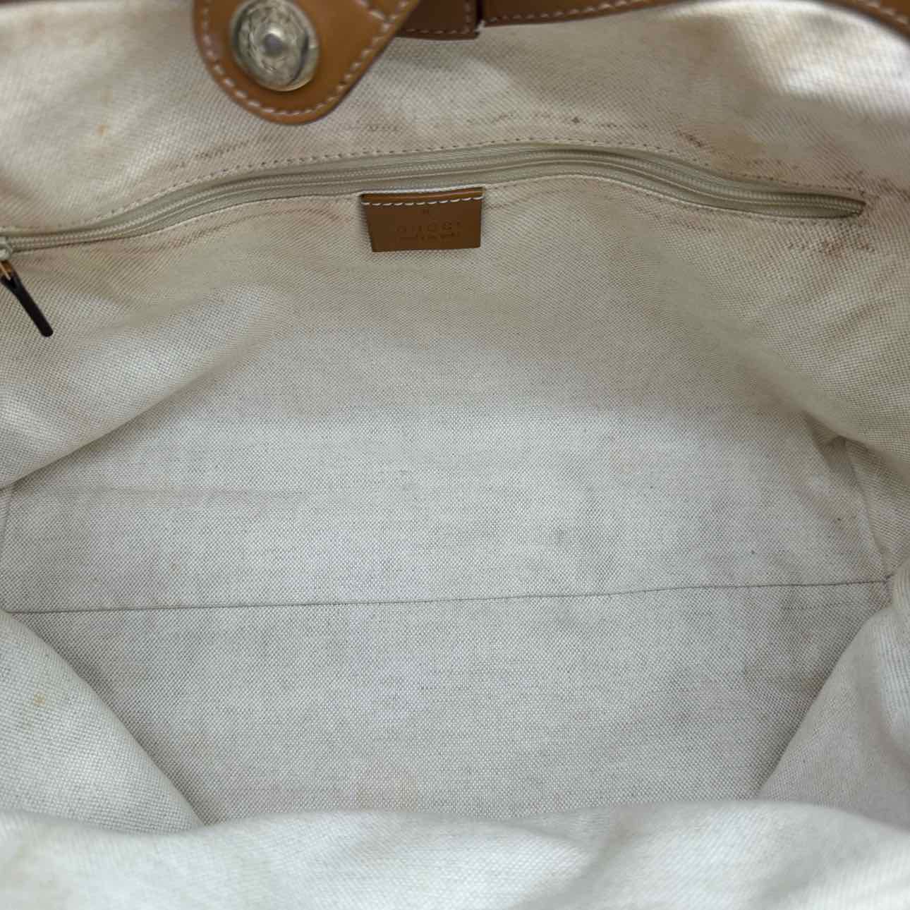 GUCCI Monogram Sukey Tote Bag (Pre-Owned)