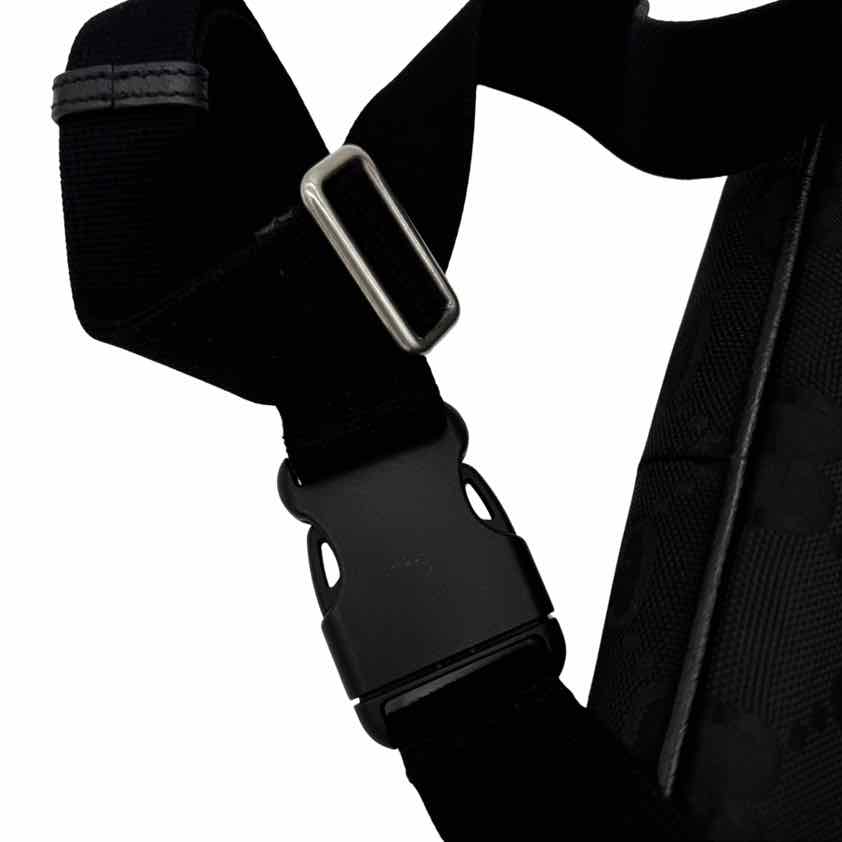 GUCCI Nylon Monogram Off The Grid Belt Bag Black (Pre-Owned)