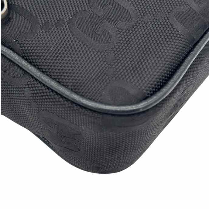 GUCCI Nylon Monogram Off The Grid Belt Bag Black (Pre-Owned)