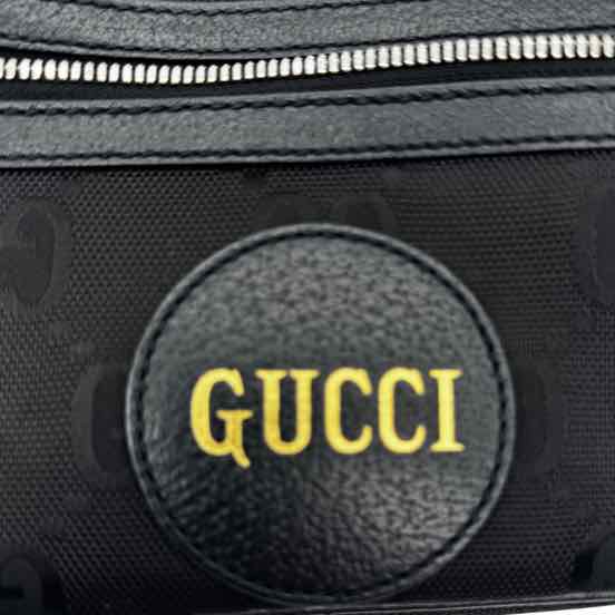 GUCCI Nylon Monogram Off The Grid Belt Bag Black (Pre-Owned)