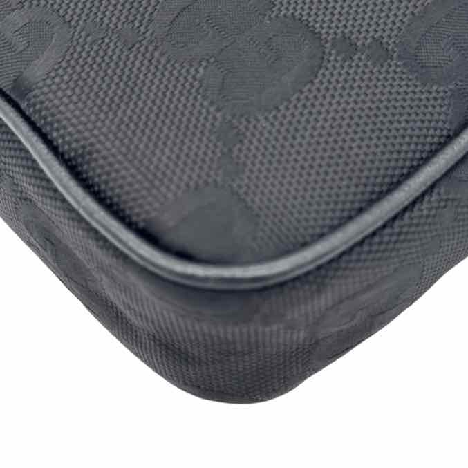 GUCCI Nylon Monogram Off The Grid Belt Bag Black (Pre-Owned)